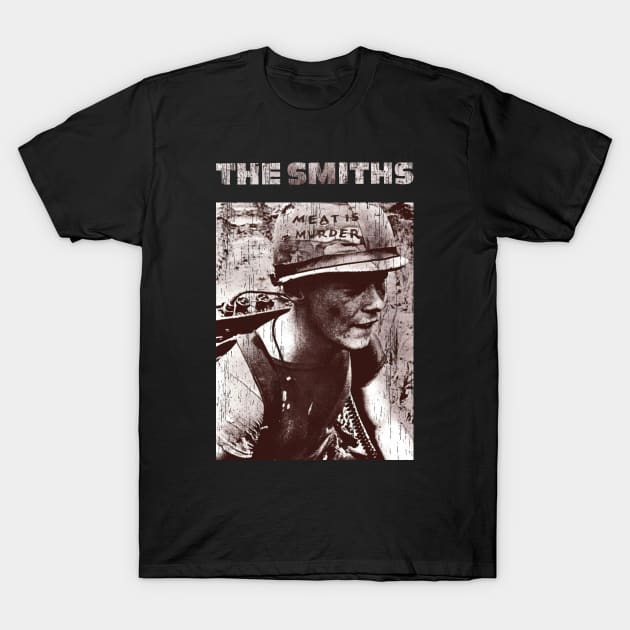 The Smiths Meat Is Murder Vintage T-Shirt by Number 17 Paint